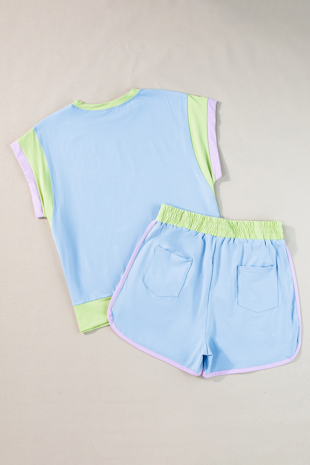 Blue Colorblock Set LT
