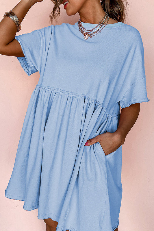 Raw Edge Babydoll Dress LT