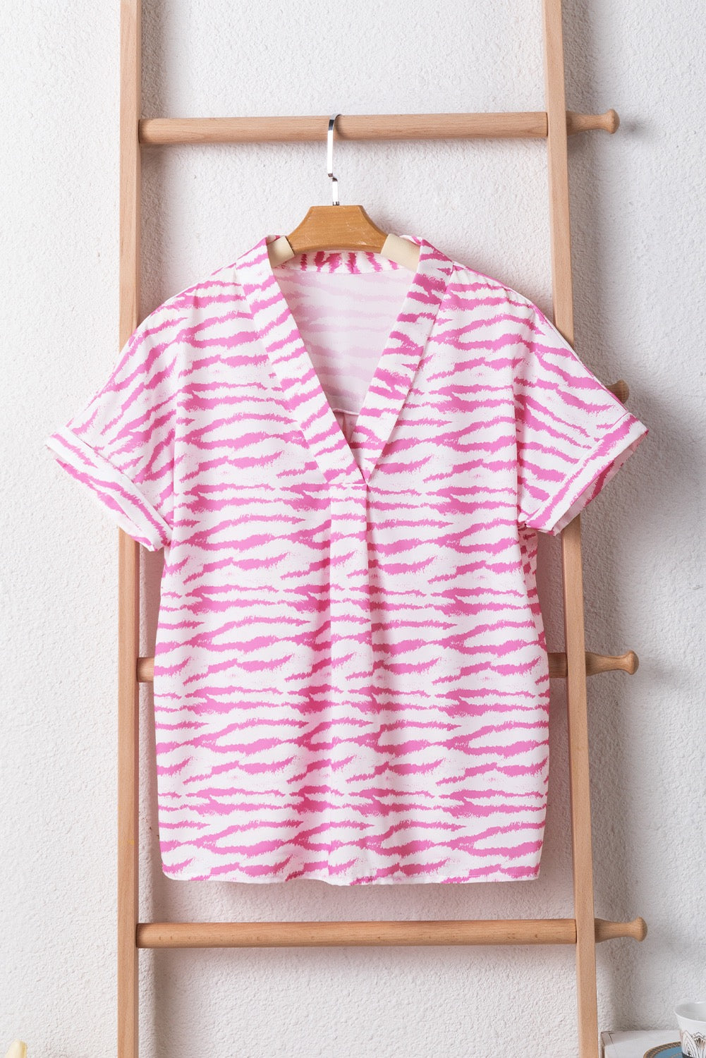 Pink Zebra Blouse LT