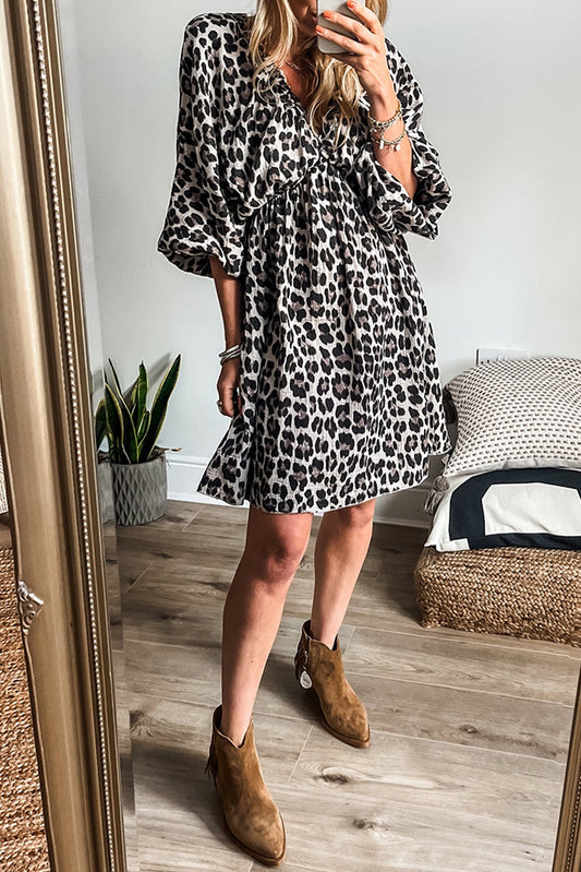 Flowy Leopard Dress LT