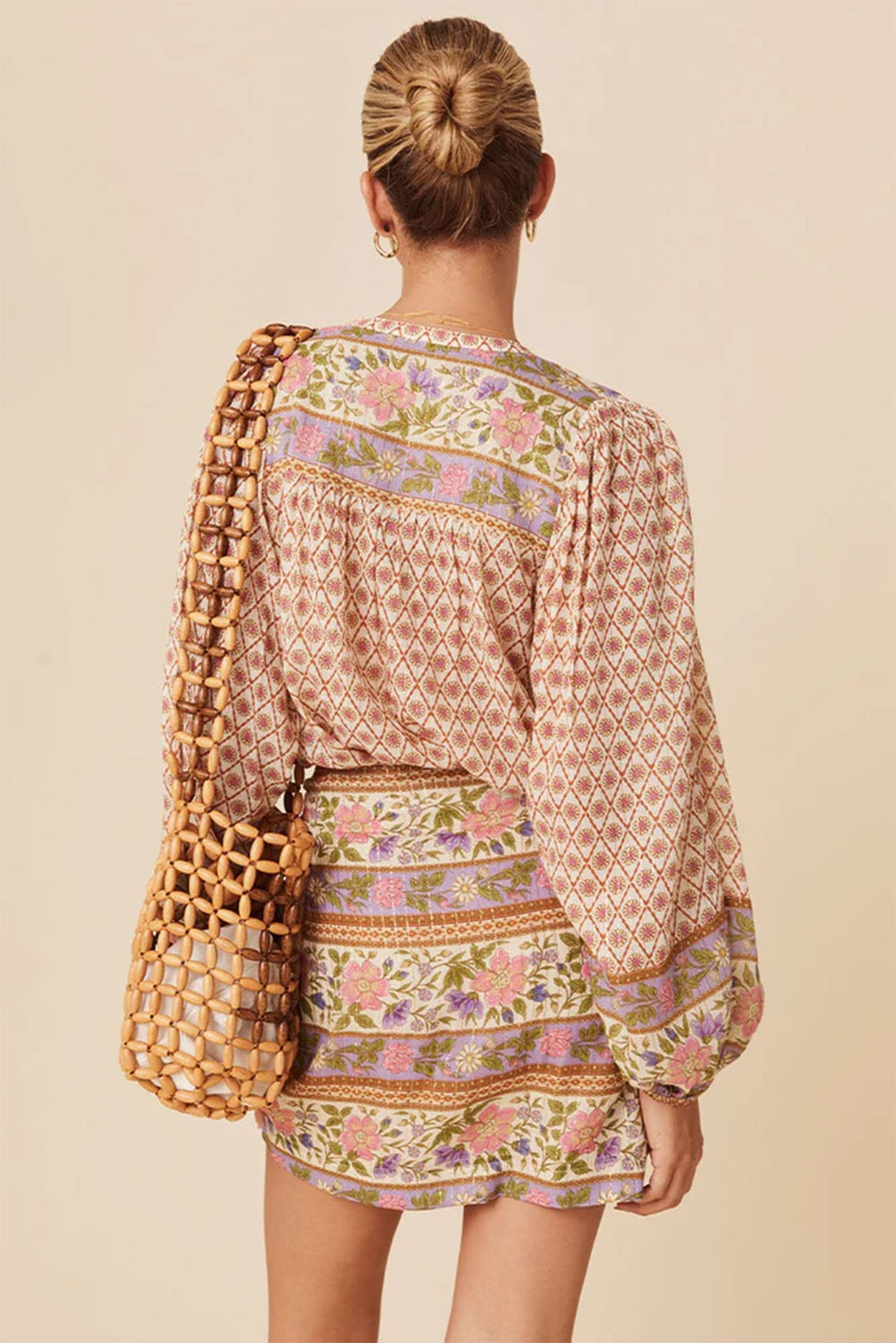 Boho Floral Button Shirt LT