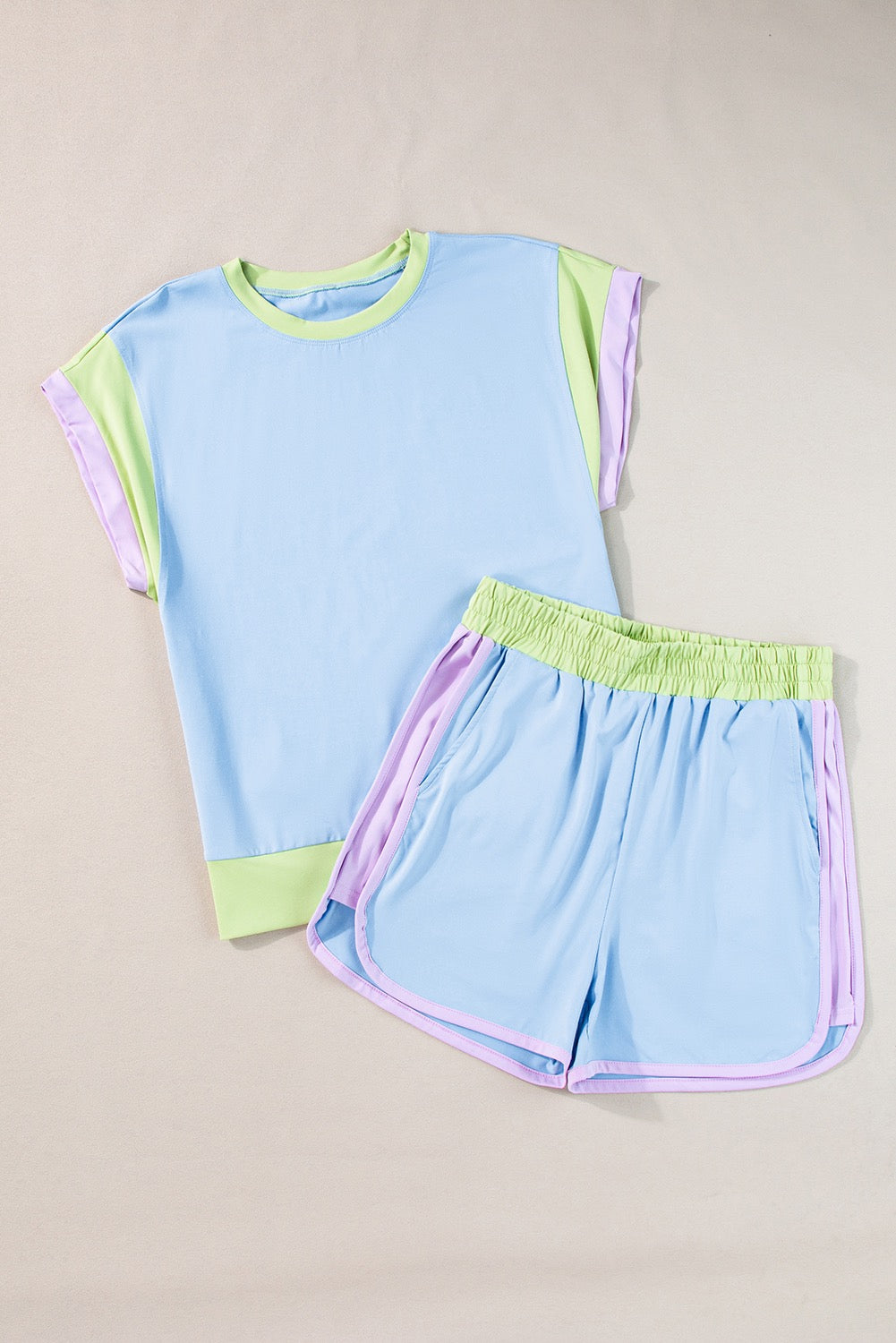 Blue Colorblock Set LT