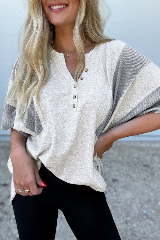 Grey Two Toned Top LT