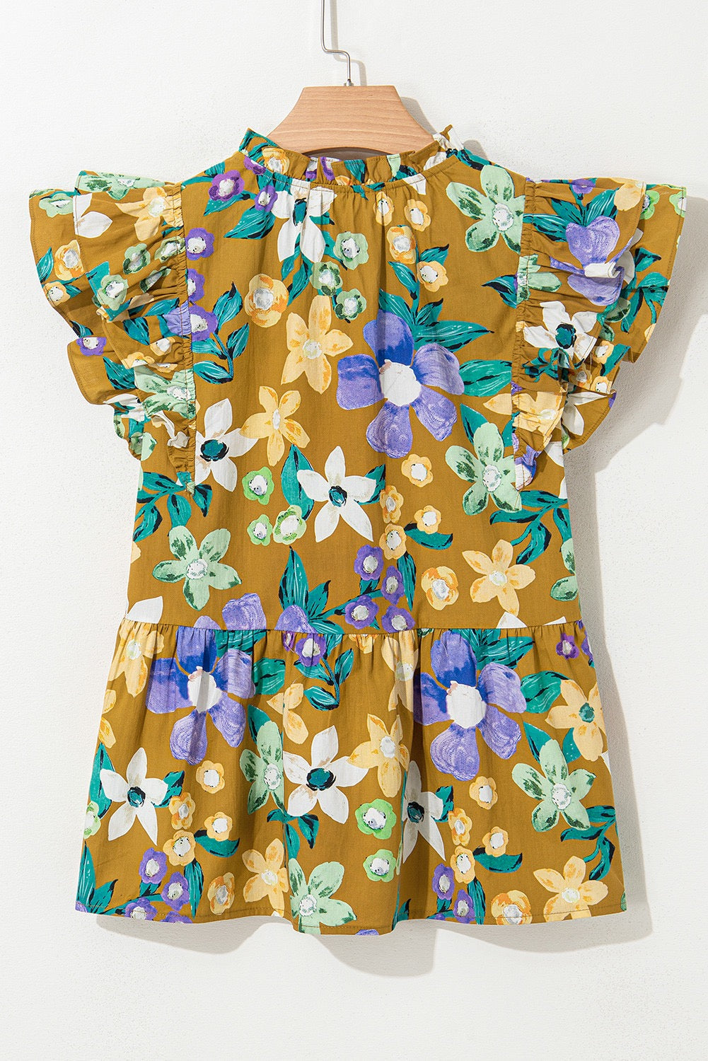 Yellow Floral Blouse LT