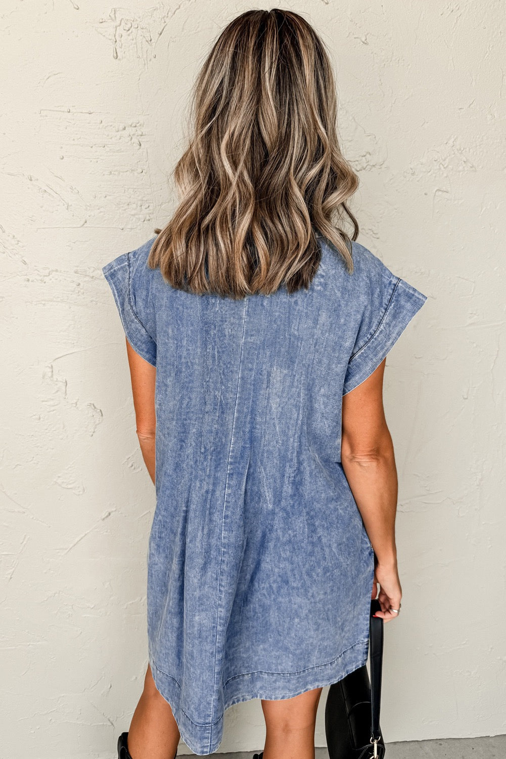 Denim Shift Dress RTS