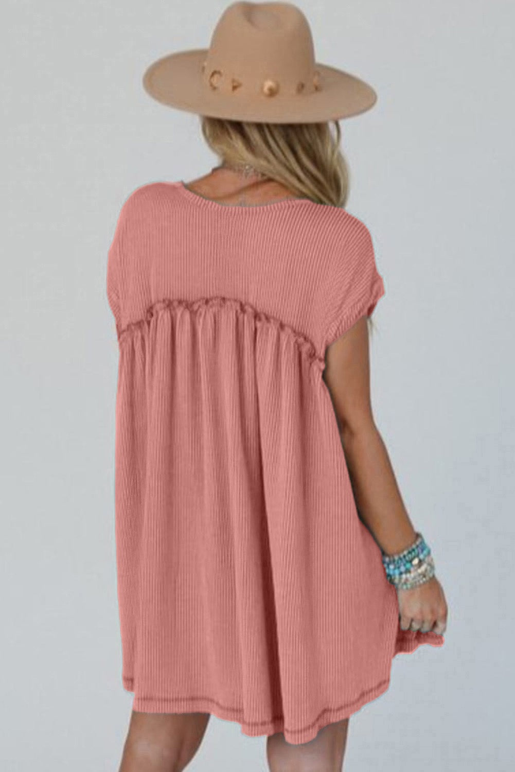 Dusty Pink Pocket Dress LT
