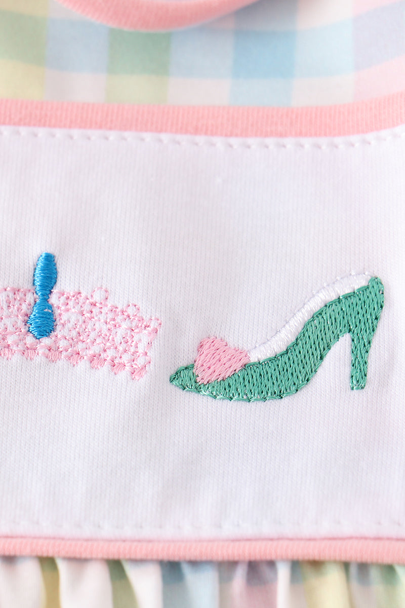 Castle princess embroidery girl set