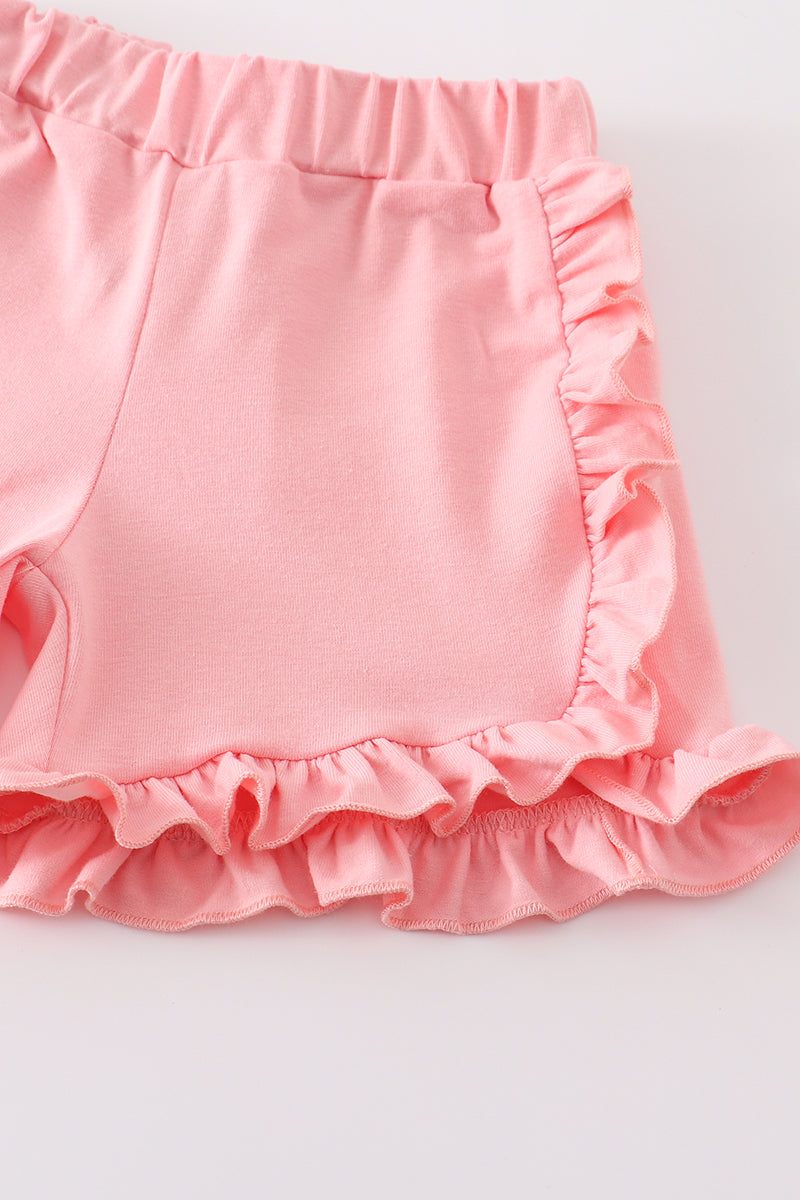 Castle princess embroidery girl set