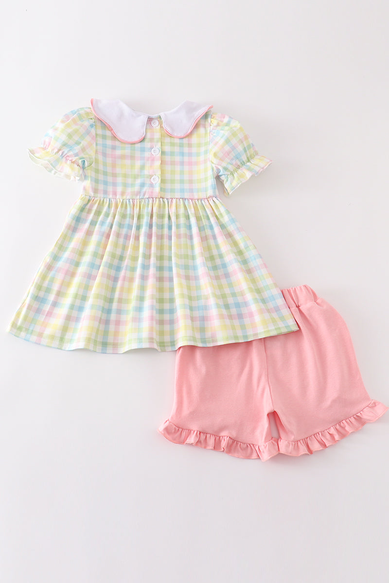 Castle princess embroidery girl set