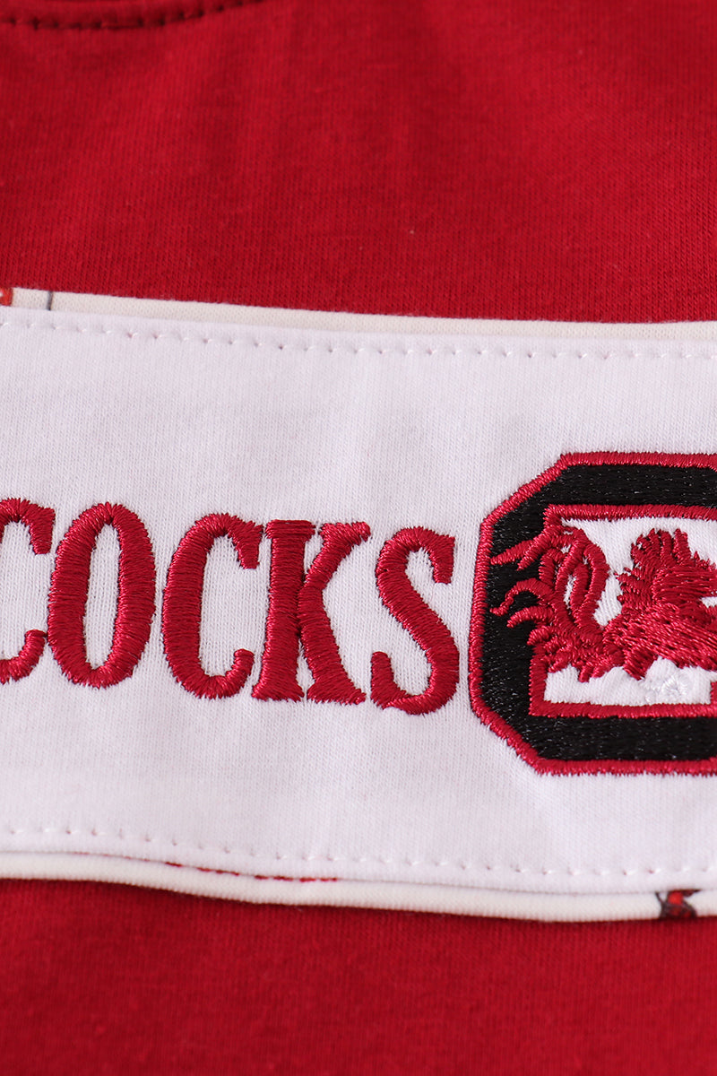South Carolina Gamecocks embroidery shorts set