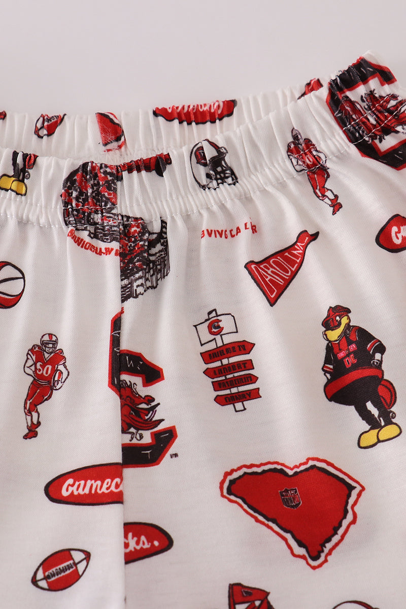 South Carolina Gamecocks embroidery shorts set
