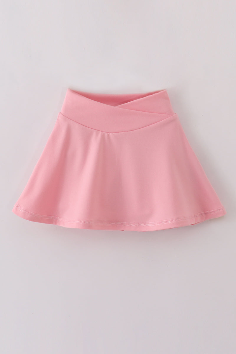 Pink active skorts