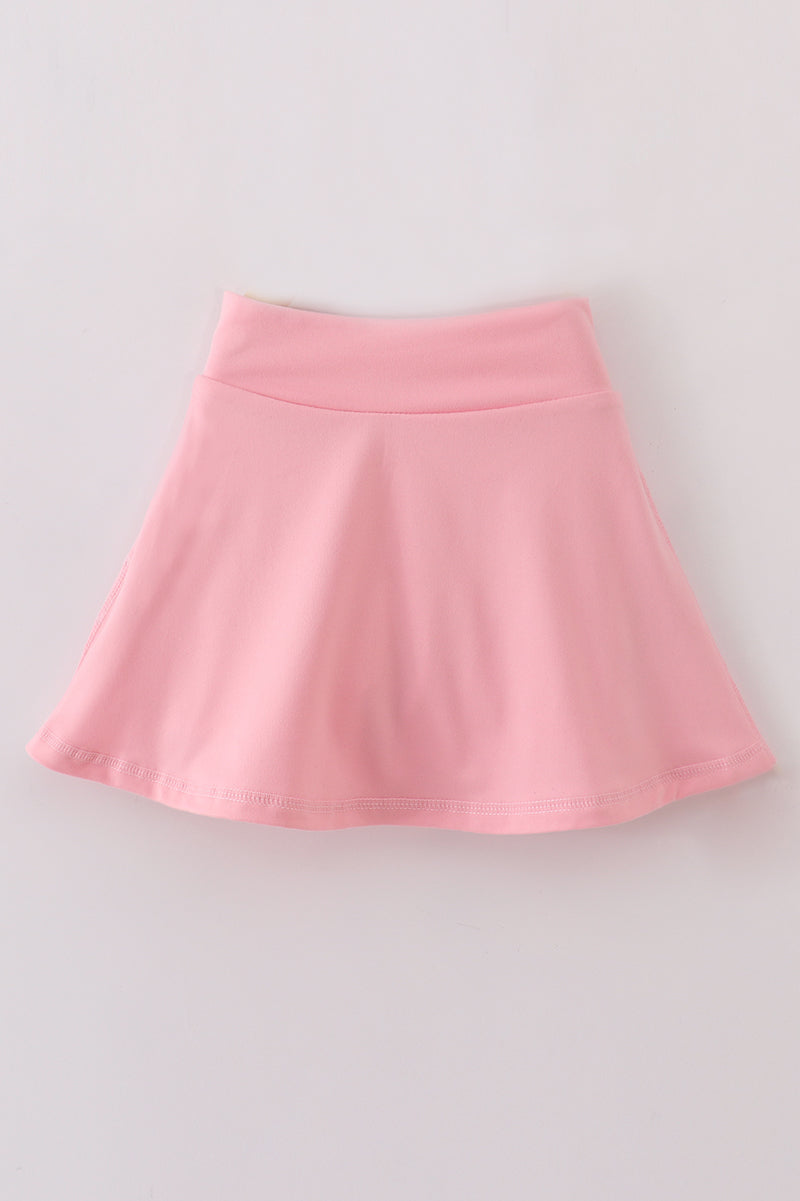Pink active skorts